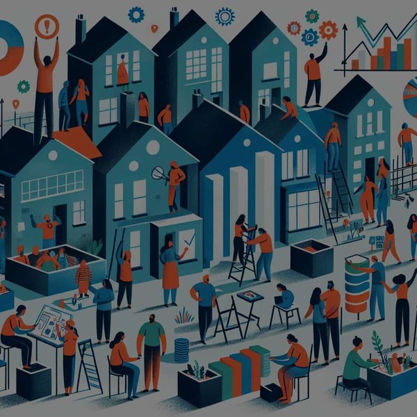 What's the role of community-led housing projects in addressing the UK's housing crisis?