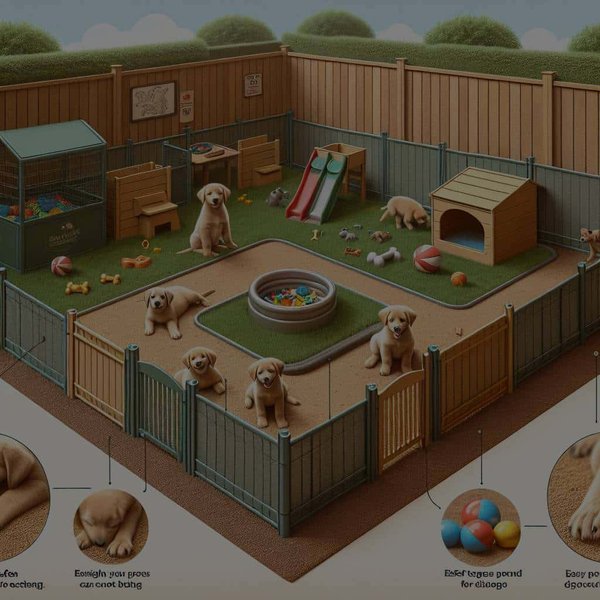 How to Create a Safe Play Area for Puppies in Your Backyard?